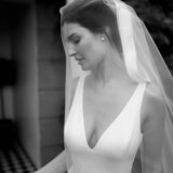 BOTIAS Satin Bow Veil