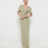 PRETTY LAVISH Edie Chiffon Maxi Bridesmaid Dress