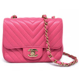 CHANEL Mini Chevron Flap Bag