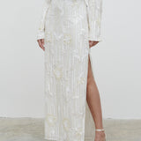 PRETTY LAVISH Cannes Sequin Maxi Skirt