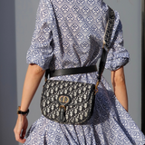 DIOR Bobby Medium in Blue Oblique