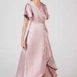 REWRITTEN Florence Waterfall Bridesmaid Dress in Rose Pink
