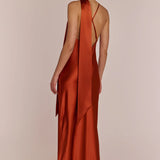 REWRITTEN Brooklyn Bridesmaid Dress in Burnt Orange