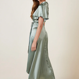REWRITTEN Florence Waterfall Bridesmaid Dress in Sage Green