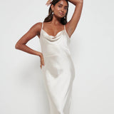 PRETTY LAVISH Keisha Maxi Bridesmaid Dress - Champagne