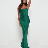 PRETTY LAVISH Keisha Maxi Bridesmaid Dress - Emerald