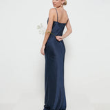 PRETTY LAVISH Keisha Maxi Bridesmaid Dress - Navy