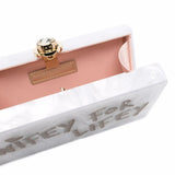 SOPHIA WEBSTER Wifey For Lifey Bridal Clutch